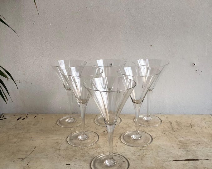 Vintage Cocktail Glasses, Set of 6