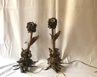 Vintage Bronze Wall Sconce