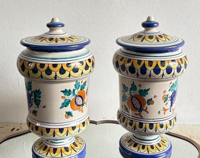 Vintage Vase, Ceramic Vase, Home Decor, Vintage Decor, Hand Painted, Pottery Vase, Living Room Decor