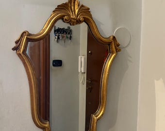 Late XIX Century Antique Mirror, Architectural Revival Wall Decor, Vintage Home Decor, Antique Wall Art
