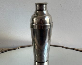 Silver Plated Christofle Cocktail Shaker, Vintage Barware, Retro Drink Mixer, Classic Mixology Gift