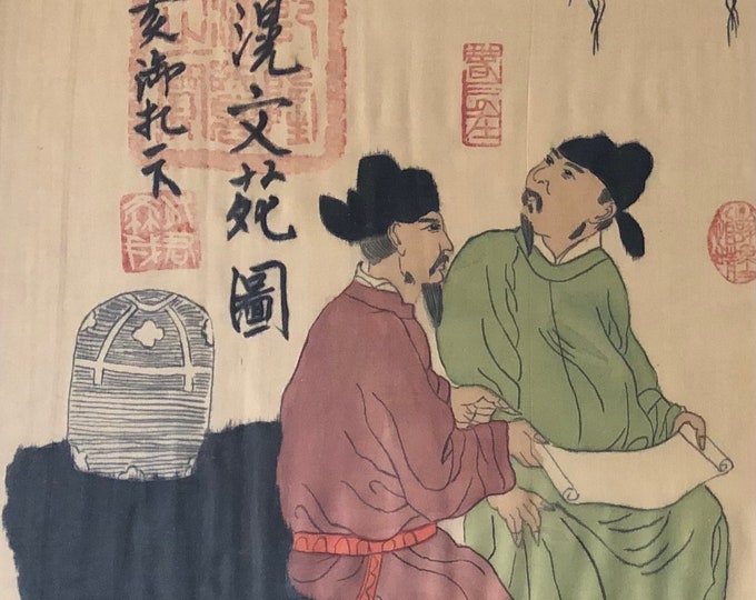 Japanese Antique Vintage Lithography