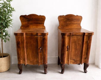 Vintage Nightstands Pair