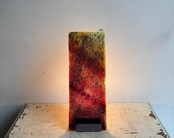 Vintage Glass Table Lamp