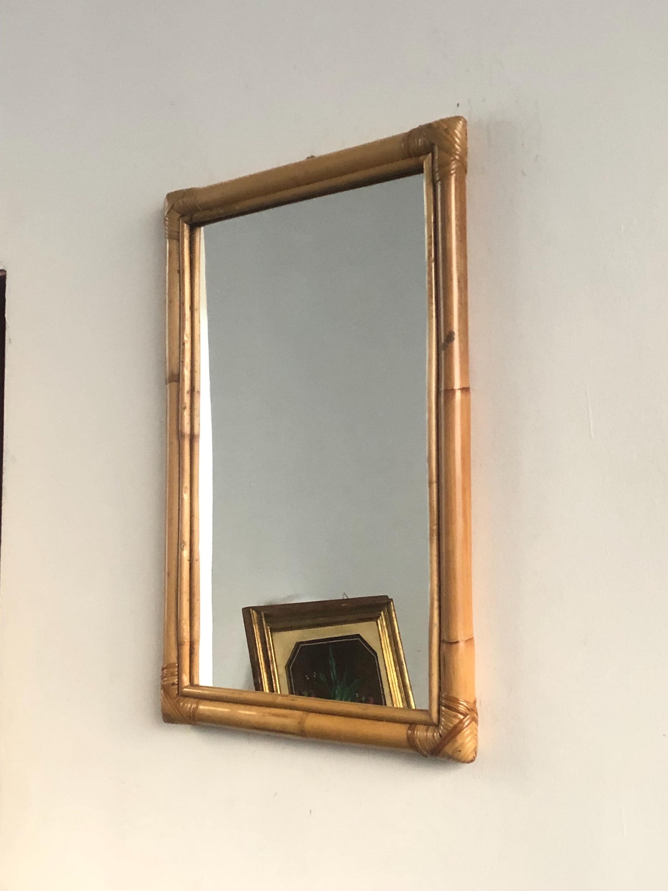 Bamboo mirror vintage - Etsy 日本