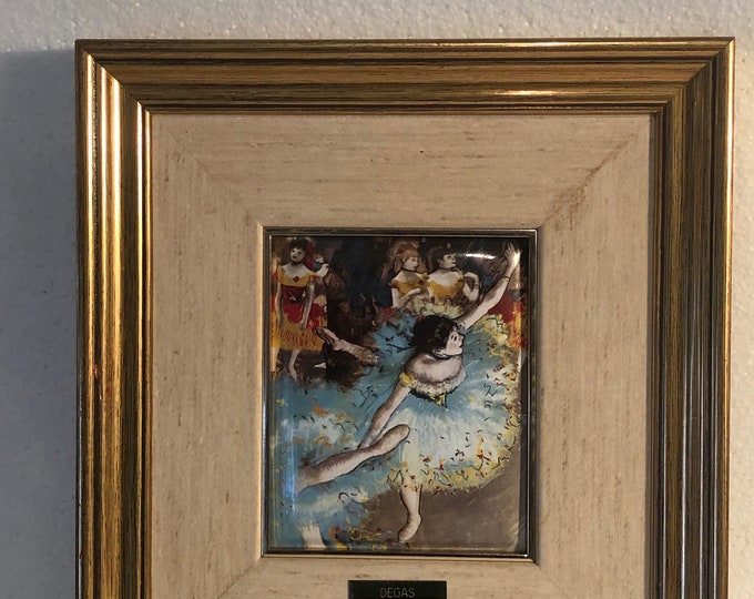 Vintage Degas Metal Print Ballerina, Antique Wall Art, Classic Home Decor, French Artist Print, Retro Art Gift