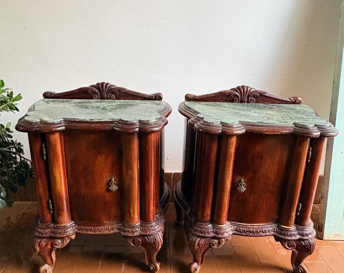 Vintage Nightstands Pair