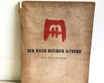 Painter's Vintage Book 1930 Edition, Collectible Art Book, Antique Reading Material, Artist Gift