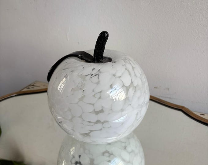 Murano Glass Sculpture, Vintage Glass Art, Handcrafted Figurine, Italian Home Decor Accent