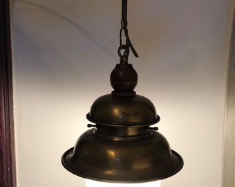 Vintage Brass Nautical Lamp