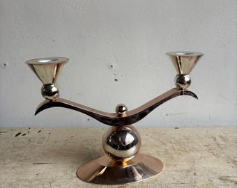 Vintage Candlestick, Antique Candle Holder, Mid Century Home Decor, Centerpiece, Wedding Decor, Artful Decor