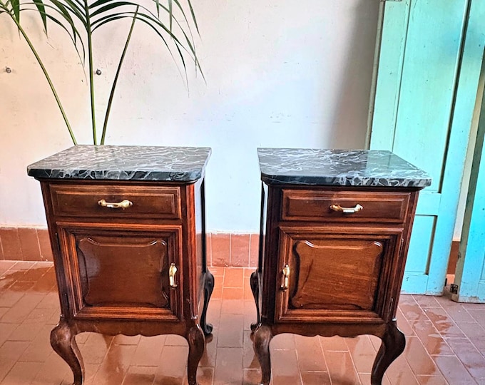 Vintage Nightstands Pair