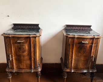 Vintage Nightstands Pair