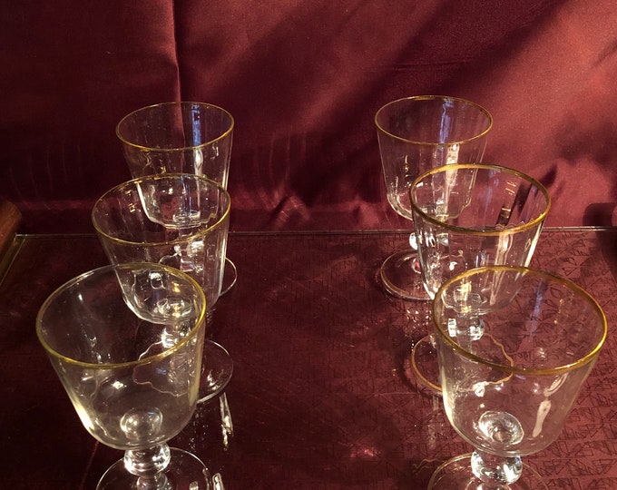 Murano Goblets Collection, Vintage Italian Glass Cups, Colorful Stemware Set, Bohemian Wine Glasses, Bar Cart Essentials