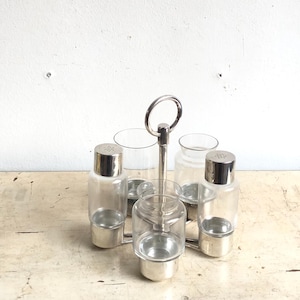 Christofle Cruet Set, Vintage Silver Plated, Dining Table Decor, Elegant Kitchen Accessory
