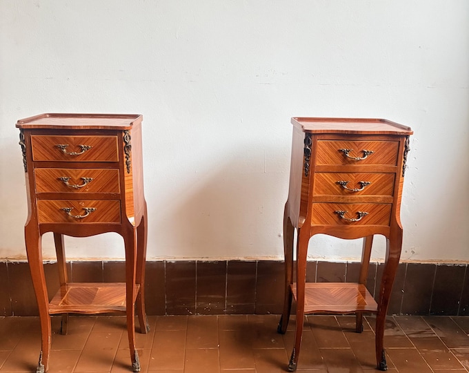 Vintage Nightstands Pair
