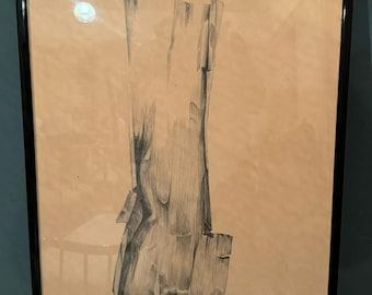 Vintage Hand Painted Litography