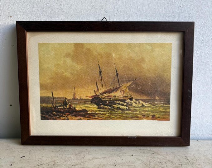 Vintage Litography, Maritime Decor