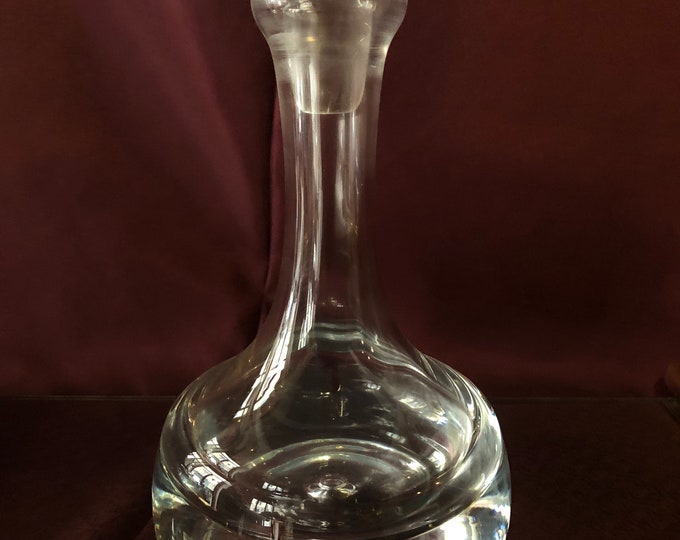 Vintage Crystal Liqueur Bottle