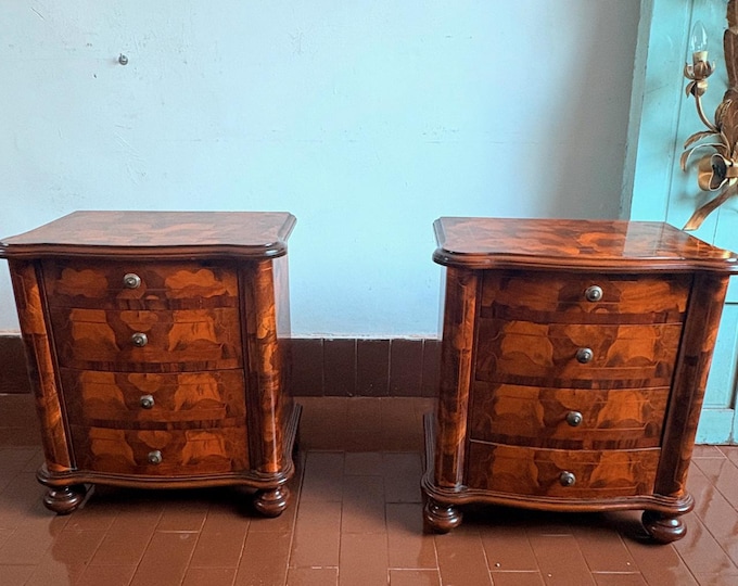 Vintage Nightstands Pair