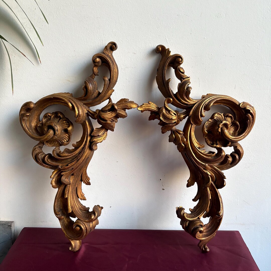 Vintage Wood Wall Decor From 19th Century, Antique Wall Art, Rustic Home Accent, Historical Wood ...