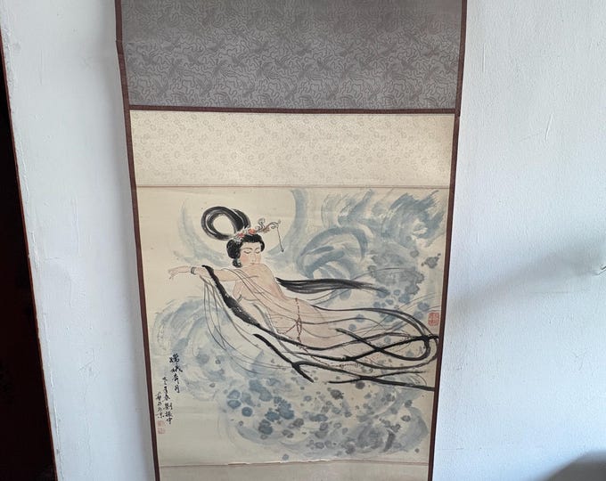 Vintage Chinese Hanging Scroll