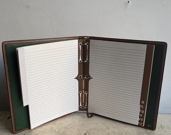 Gucci Vintage Address Book, Contact List, Phone Book, Telephone Book, Collectible, Notes, Contacts, Decoration