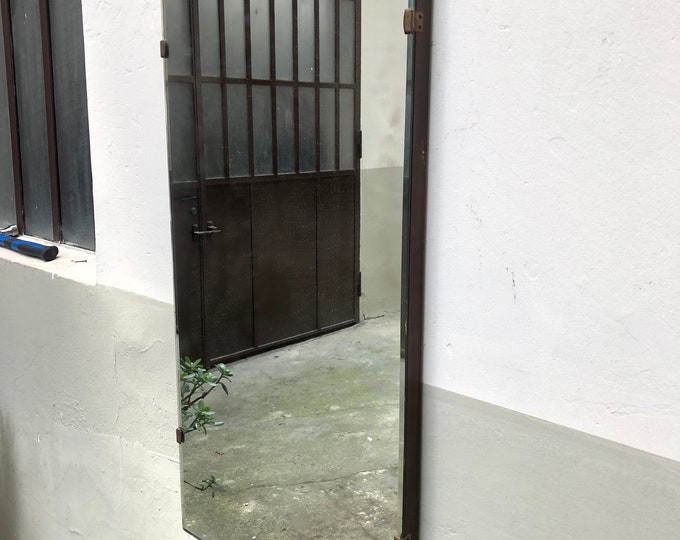 Vintage Brass Mirror