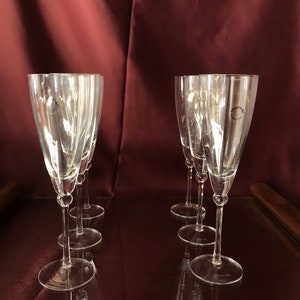 Murano champagne glasses - Etsy 日本