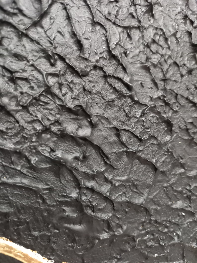 Black and Gold Painting, Kintsugi, Japandi, Japanese Furniture, Gold