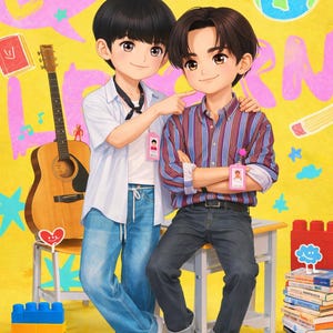 Novela romántica BL / Love You Teacher Libro 1-2 – Inglés (Descarga en PDF)