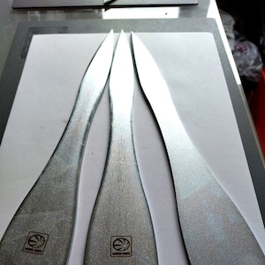 Set of 3 thrownig knives. Knives type 8. Melontools