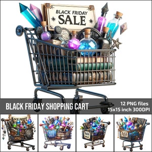 Premium kwaliteit Black Friday Clipart 002, opvallende ontwerpen voor promoties, perfect voor verkoopevenementplanners