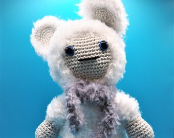 Peluche yéti amigurumi en crochet toute douce