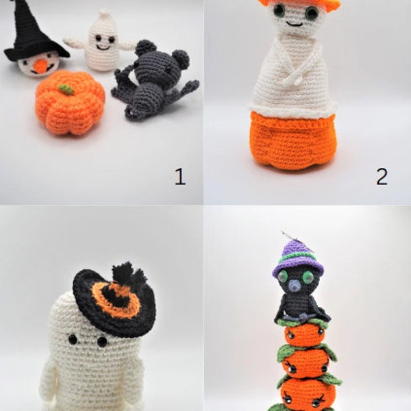 Décoration halloween amigurumi en crochet