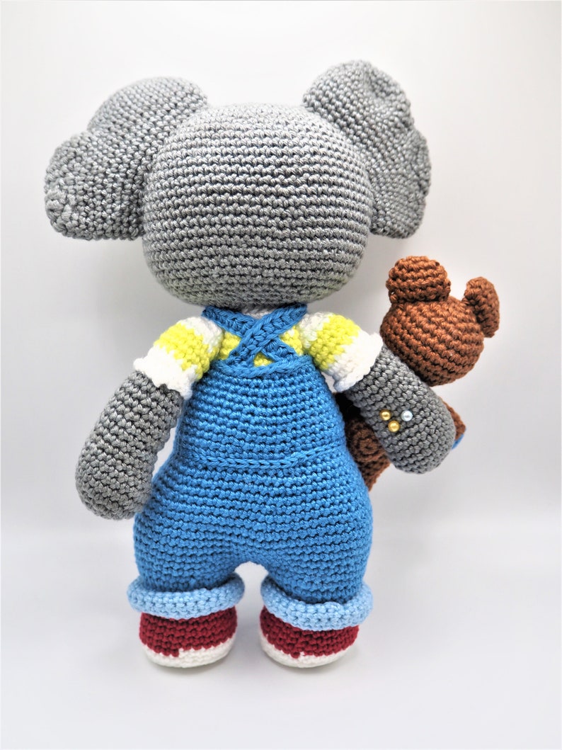 Peluche koala et son doudou amigurumi en crochet image 4