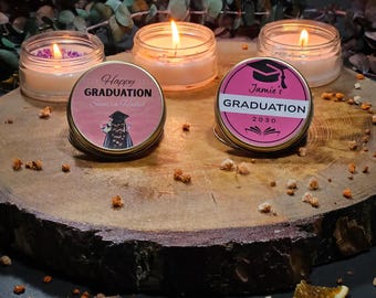 Class of 2024 Personalized Candle, Graduation Gift, College High School Graduation, College Student Gift, High School Graduation Favors,Gift