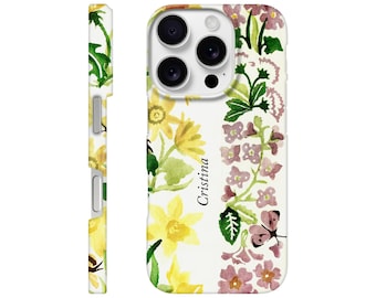 Personalized name - Emma Bridgewater Summer inspired - Slim case for iPhone 16 models