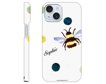 Personalized name - Emma Bridgewater Bees inspired - Slim case for iPhone and Samsung