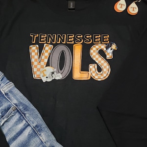 Tennessee Vols Embroideredred Orange Stripes Polo Shirt main image 1