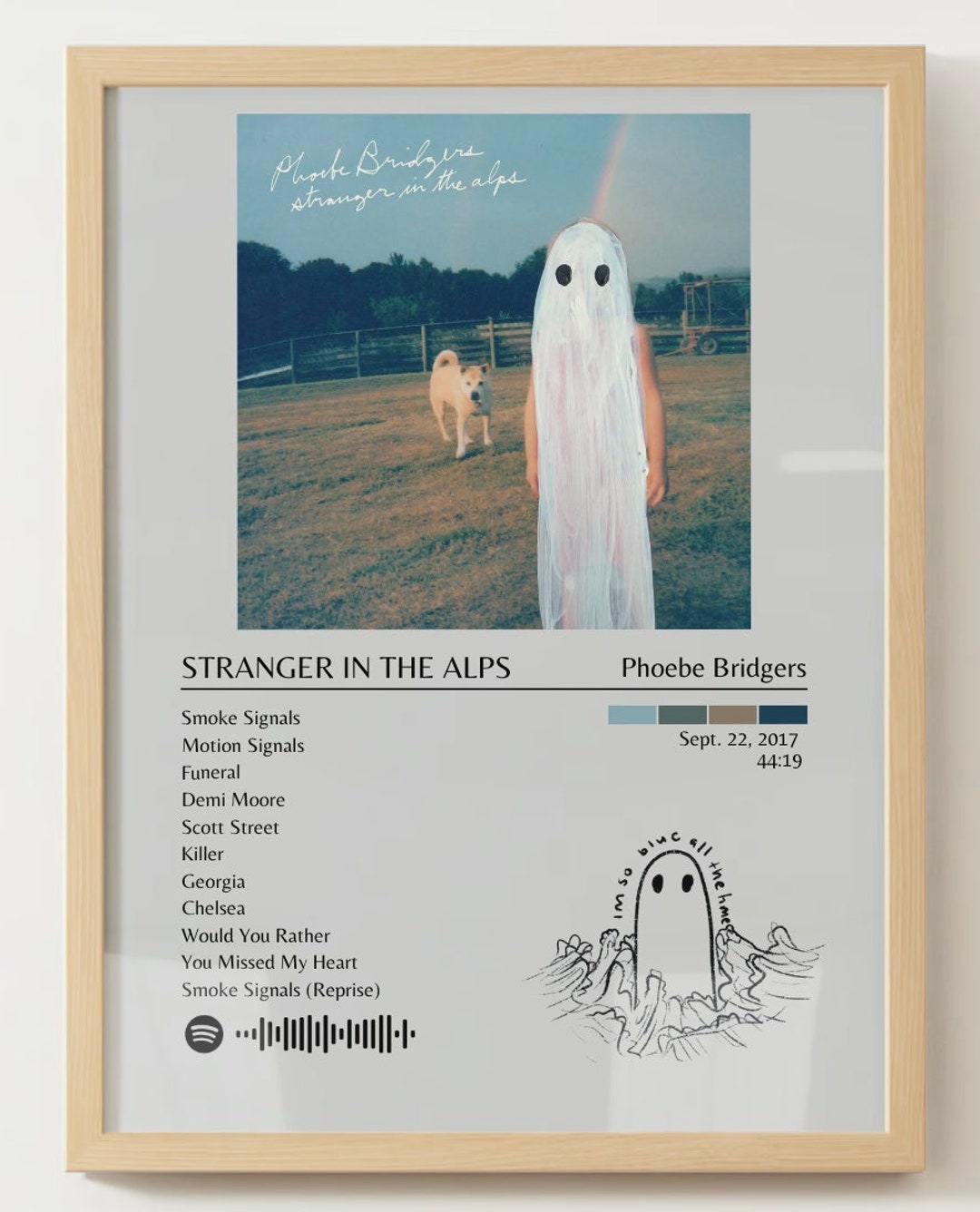 Stranger in the Alps - Digital Poster Download Phoebe Bridgers - Etsy