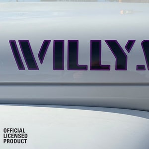 18-23 jeep WILLYS hood decal sticker rubicon wrangler sahara gladiator JT JL purple