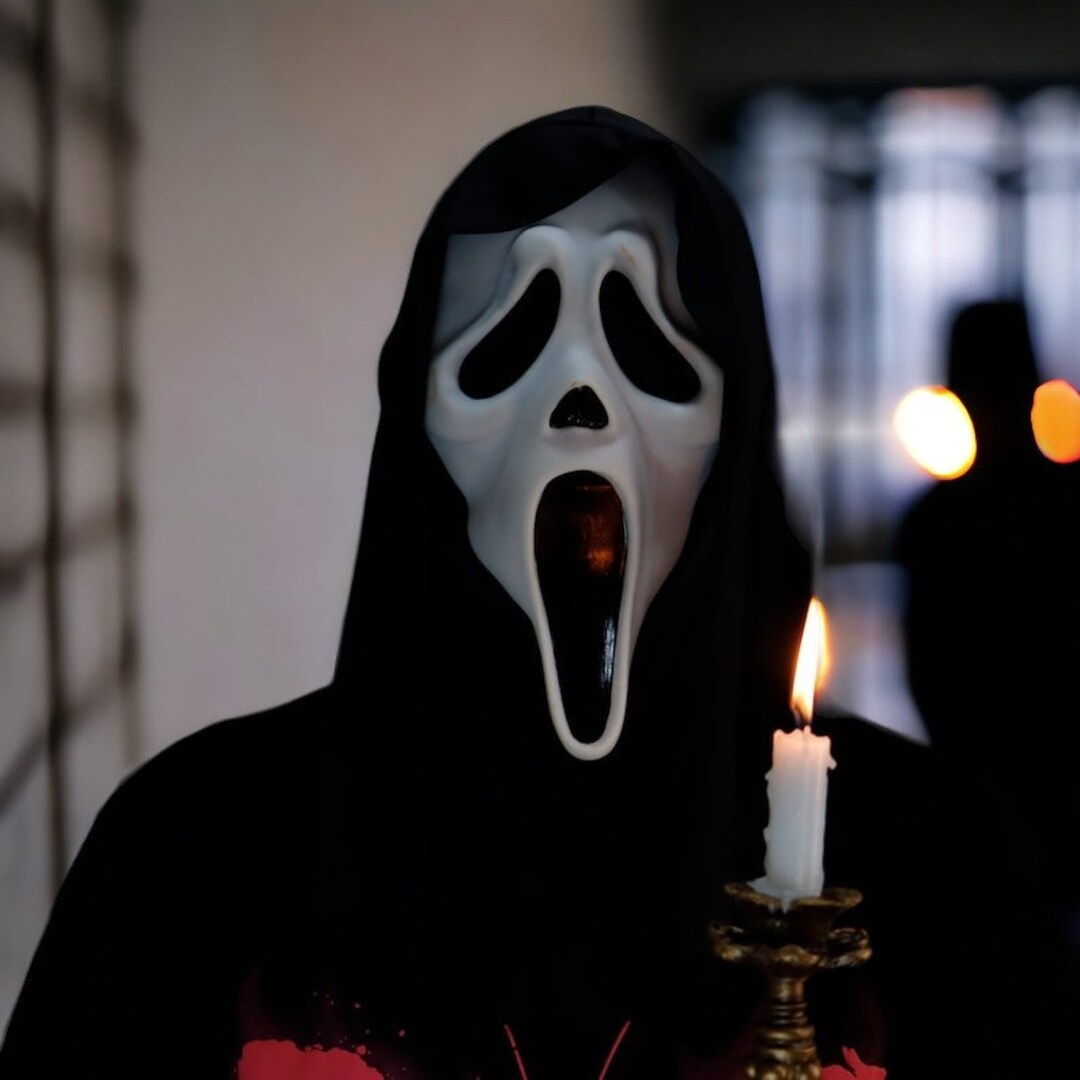 Scream Ghost Face Mask Horror Movie Mask Scary Scream Mask Etsy