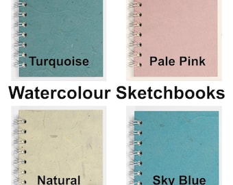 Watercolour mini sketchbooks 4" x 4" 300gsm
