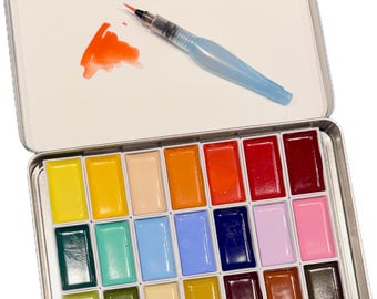 Metal Palette for 21 Kuretake Gansai Tambi Paints