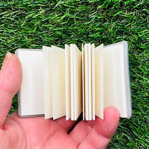 Tiny Colourful Sketchbooks, 5cm x 5cm, thick paper 200gsm, vegan-friendly image 7
