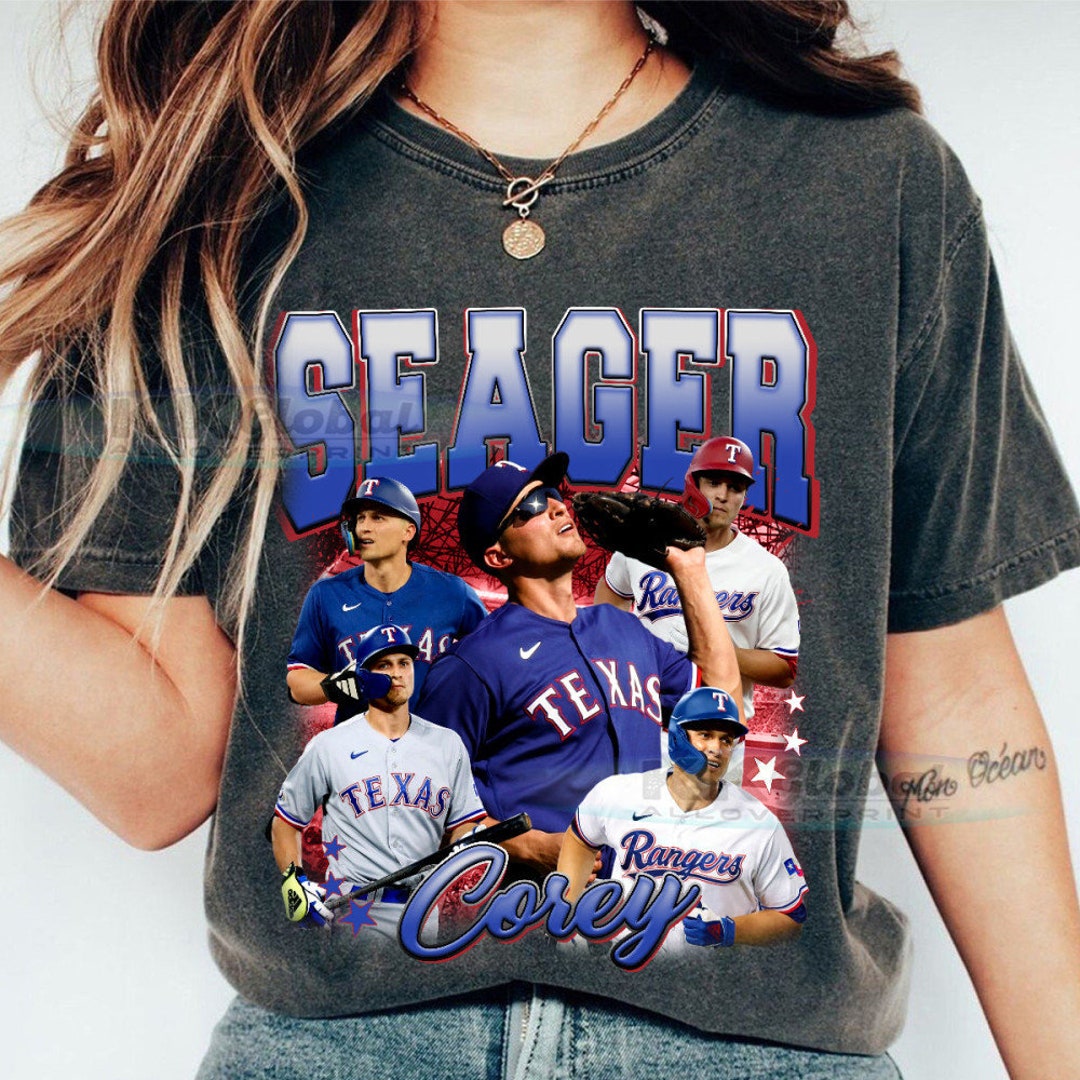 Corey Seager Graphic Tee Shirt Texas Rangers Baseball Fan - Etsy