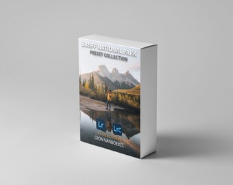 Banff Lightroom Presets | Canada Travel Photography | Mobile Desktop | Crisp Blue Mountain Landscape Filters