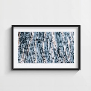 Stampa aerea del ghiacciaio islandese - Arte murale astratta della natura, foto di paesaggio ghiacciato, poster con motivo di ghiaccio minimale, decorazione artica