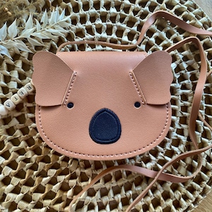 Kindertasche / Koala / Personalisiert / Mini / Braun / Umhängetasche / Geschenk / Taschenliebe